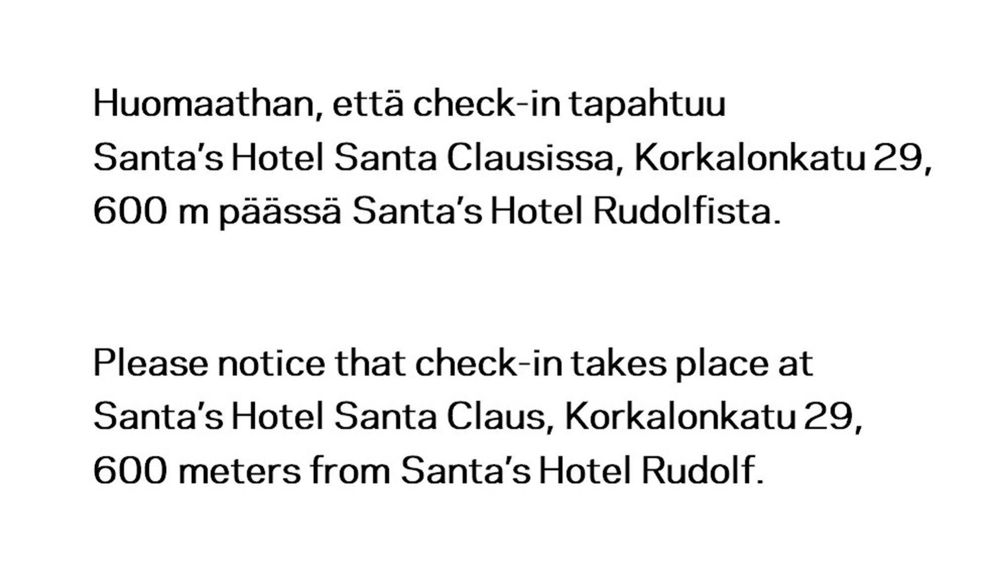 Santa's Rudolf Rovaniemi